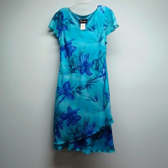 Floral slim fit flare - Picture 1 of 4